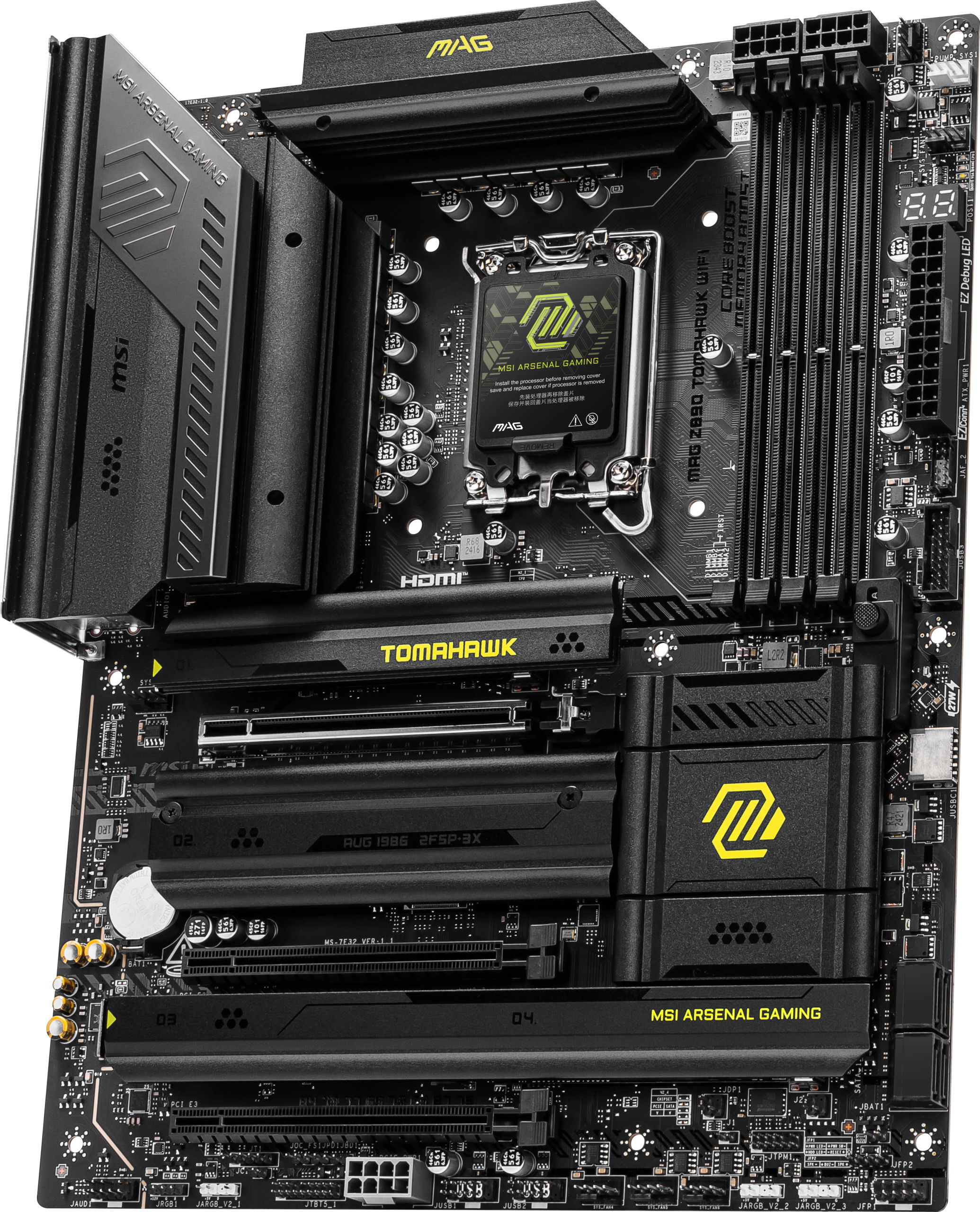 MSI MAG Z890 Tomahawk WiFi motherboard, socket LGA 1851, Intel Z890, ATX, DDR5