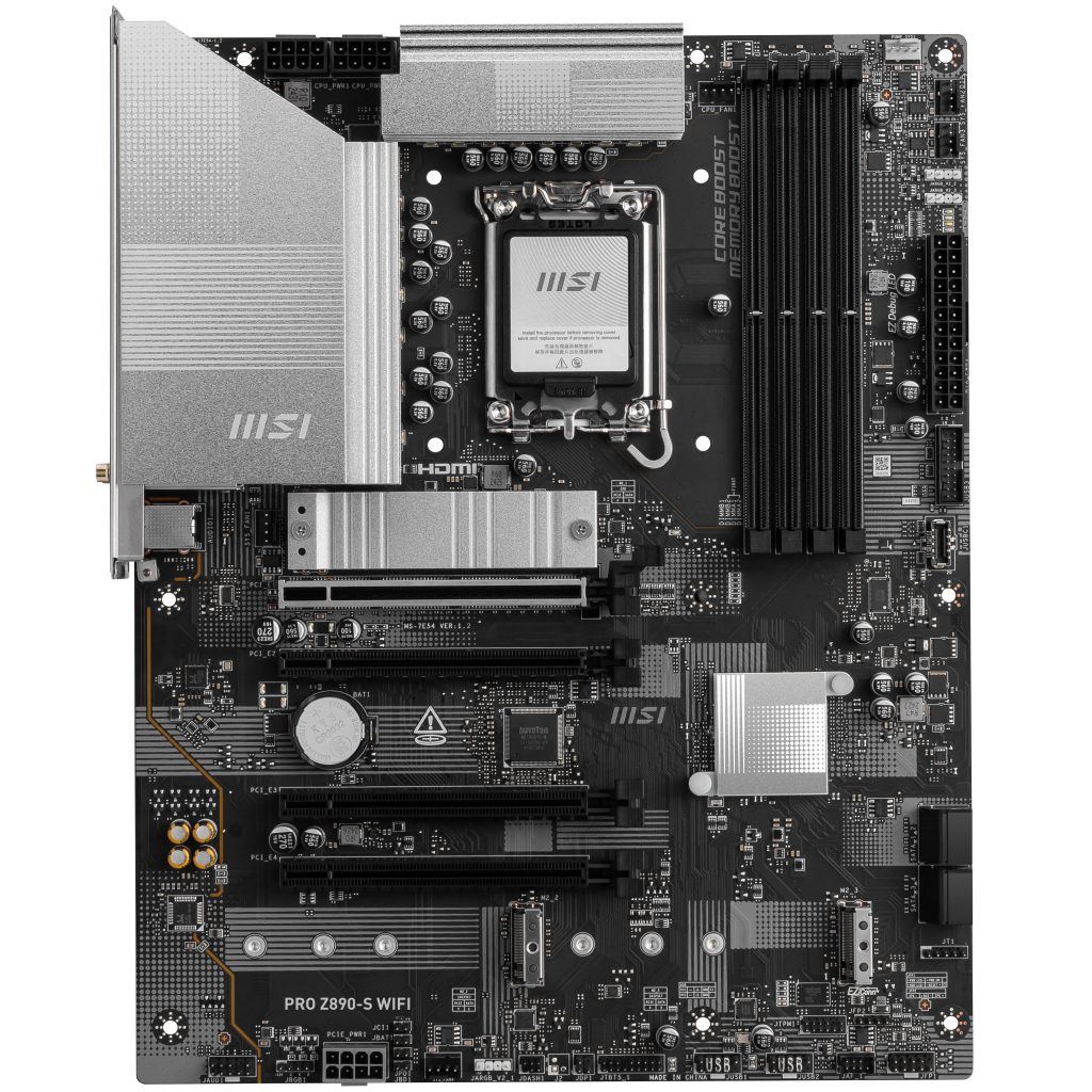 MSI PRO Z890-S WIFI motherboard, Socket 1851, Intel Z890, ATX, DDR5