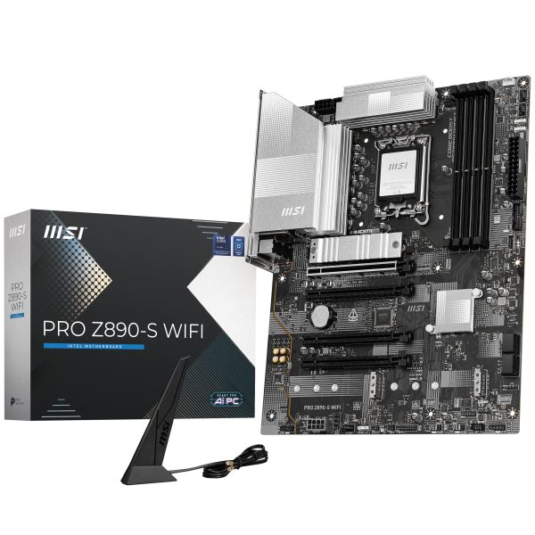 MSI PRO Z890-S WIFI motherboard, Socket 1851, Intel Z890, ATX, DDR5