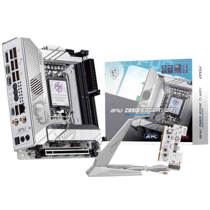 MSI MPG Z890I Edge TI WIFI motherboard, socket 1851, Intel Z890, mini-ITX, DDR5 : image 1