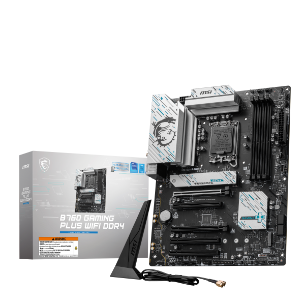 MSI B760 Gaming Plus WiFi, Intel B760 motherboard – Socket 1700, DDR4