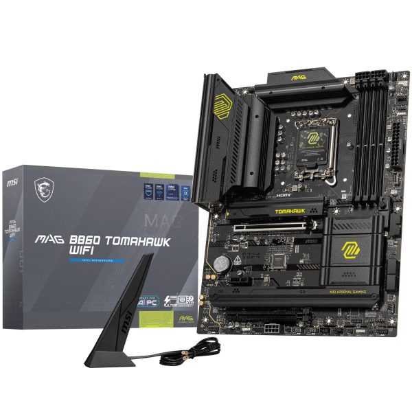 MSI MAG B860 Tomahawk WiFi motherboard, socket LGA 1851, Intel B860, ATX, DDR5
