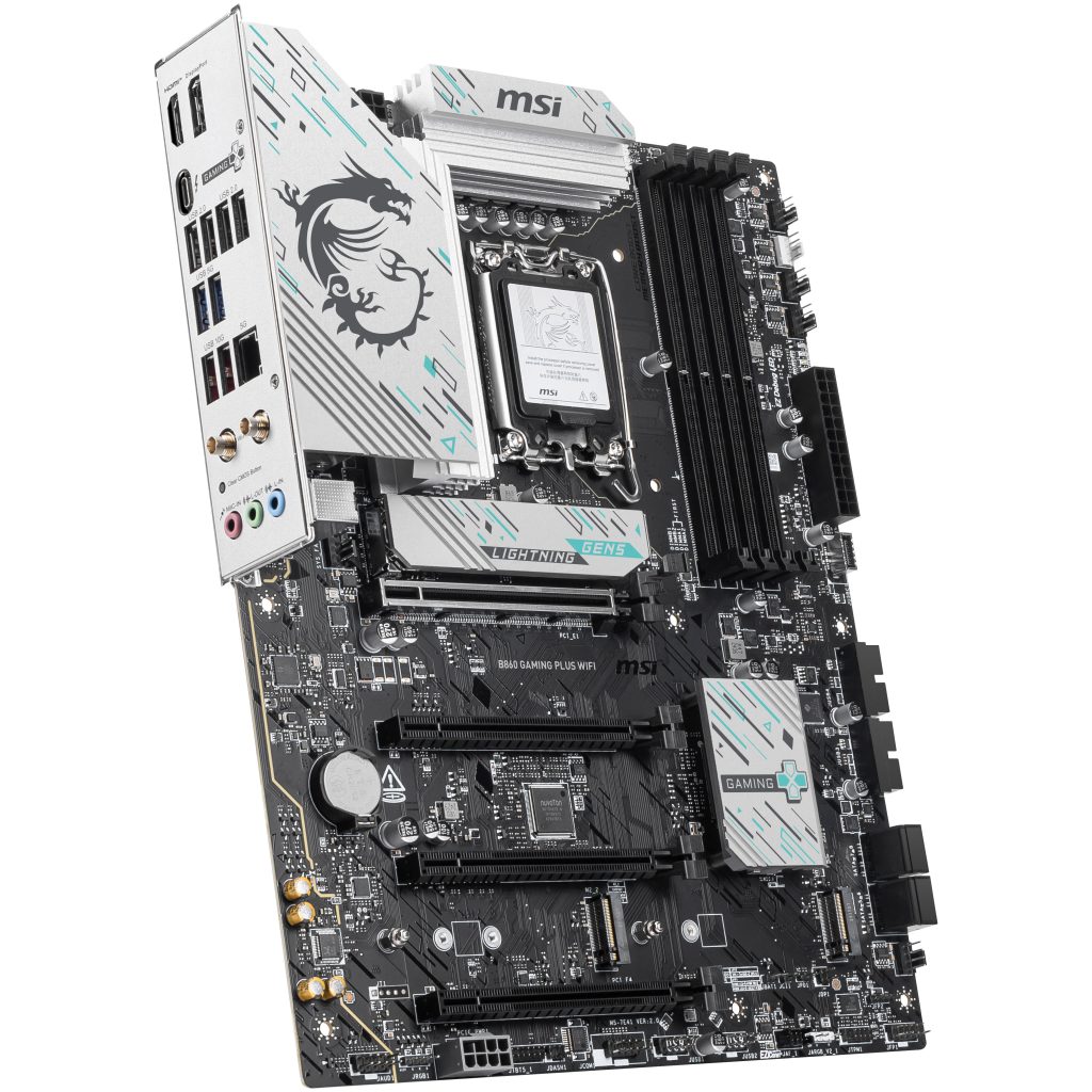 MSI B860 Gaming Plus WiFi motherboard, socket LGA 1851, Intel B860, ATX, DDR5