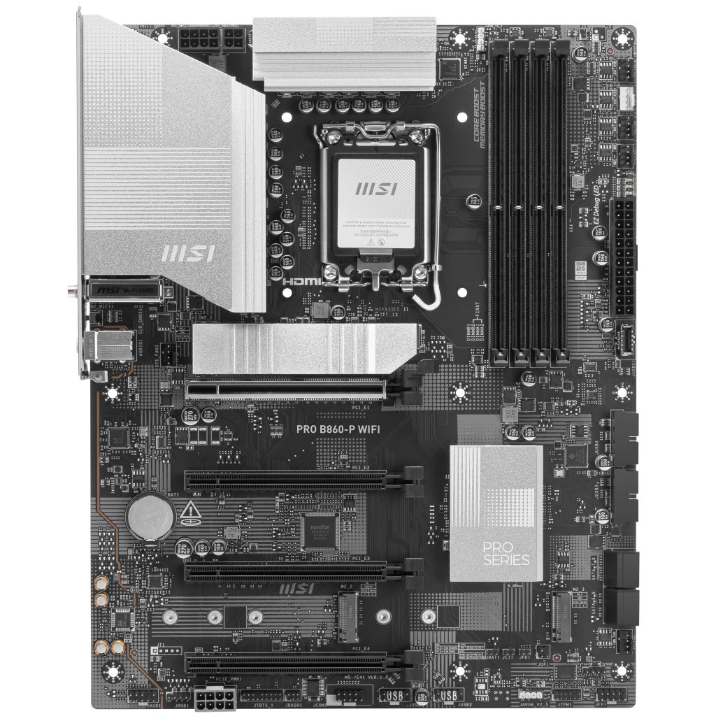 MSI PRO B860-P WiFi motherboard, socket LGA 1851, Intel B860, ATX, DDR5