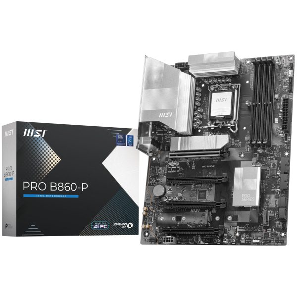 MSI PRO B860-P motherboard, socket LGA 1851, Intel B860, ATX, DDR5