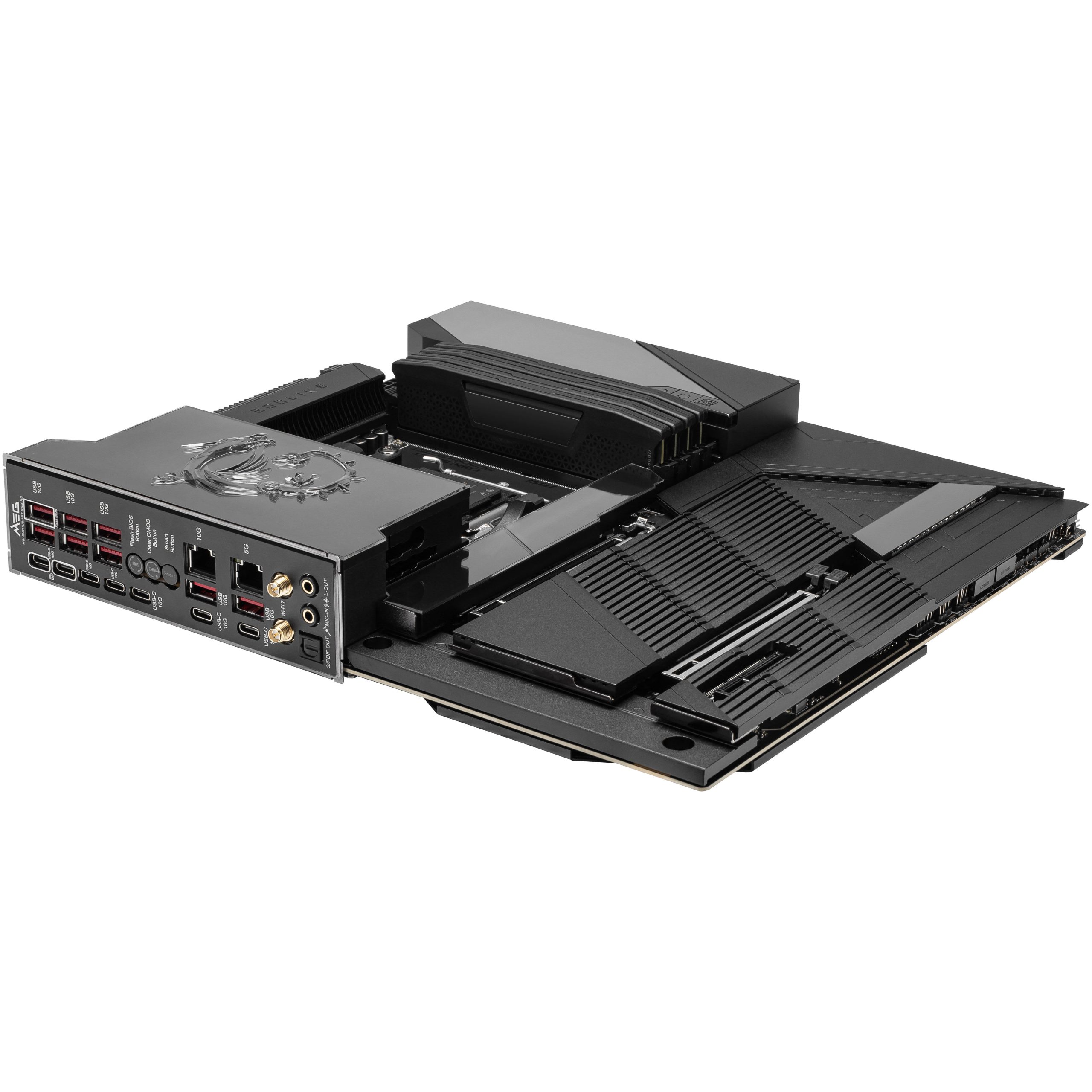 MSI MEG X870E Godlike motherboard, socket AM5, AMD X870E, E-ATX, DDR5