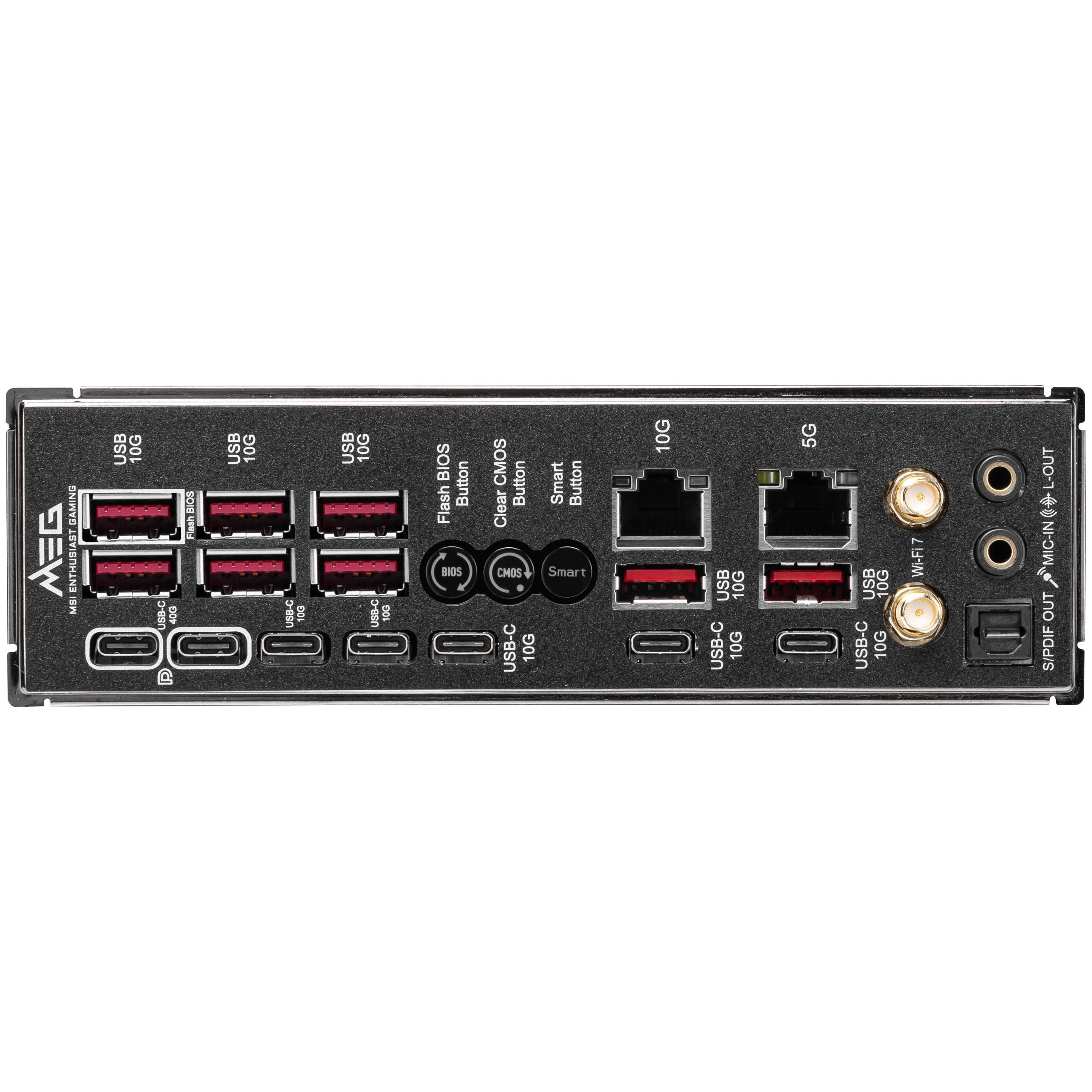 MSI MEG X870E Godlike motherboard, socket AM5, AMD X870E, E-ATX, DDR5