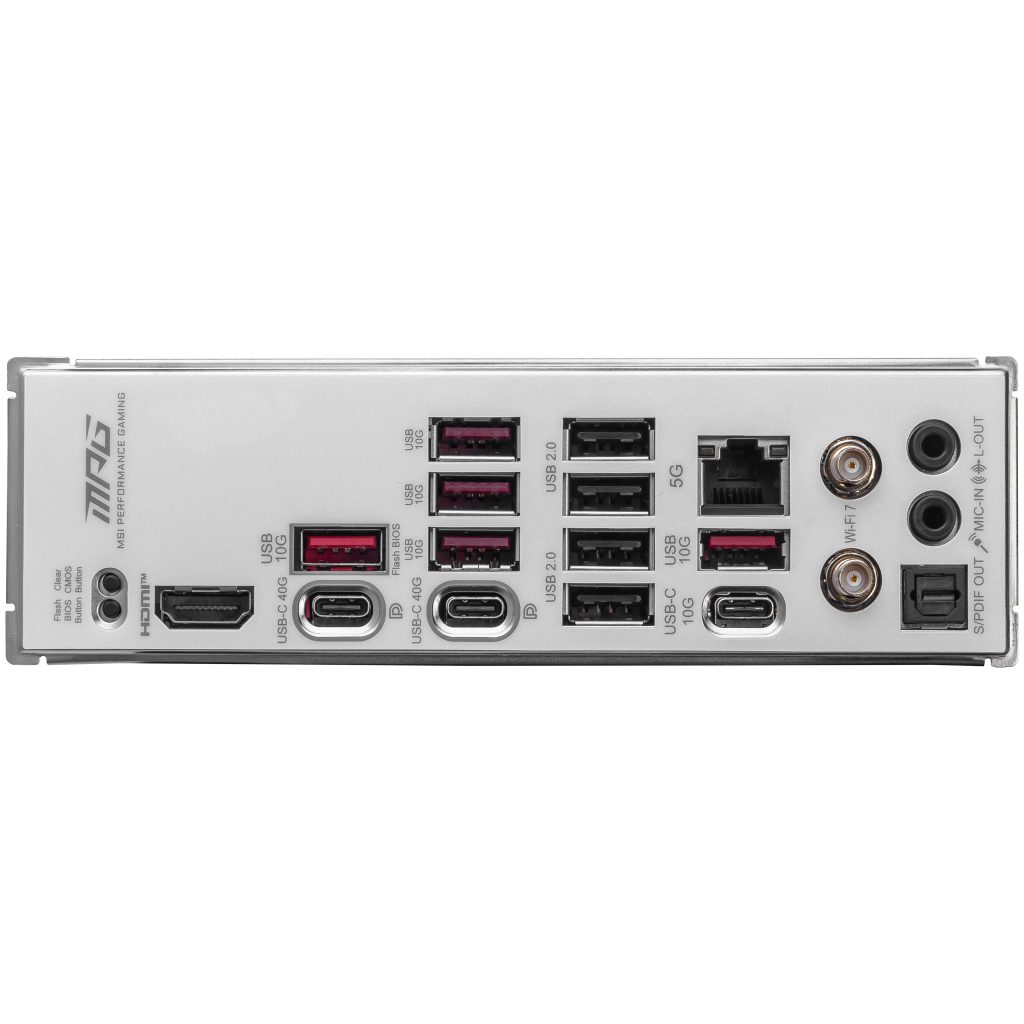 MSI MPG X870E Edge TI WiFi motherboard, socket AM5, AMD X870E, ATX, DDR5