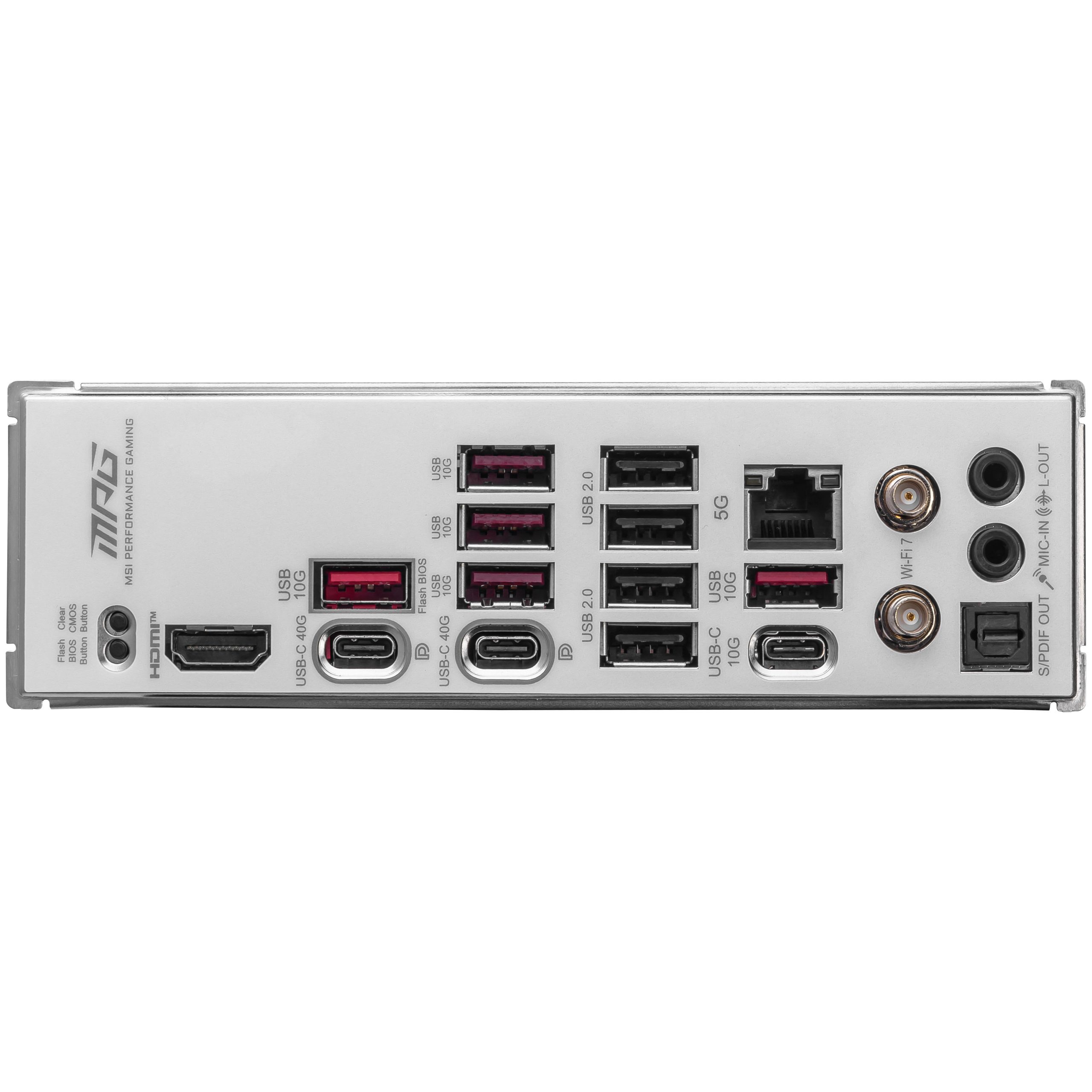 MSI MPG X870E Edge TI WiFi motherboard, socket AM5, AMD X870E, ATX, DDR5