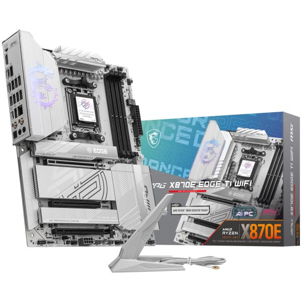 MSI MPG X870E Edge TI WiFi motherboard, socket AM5, AMD X870E, ATX, DDR5