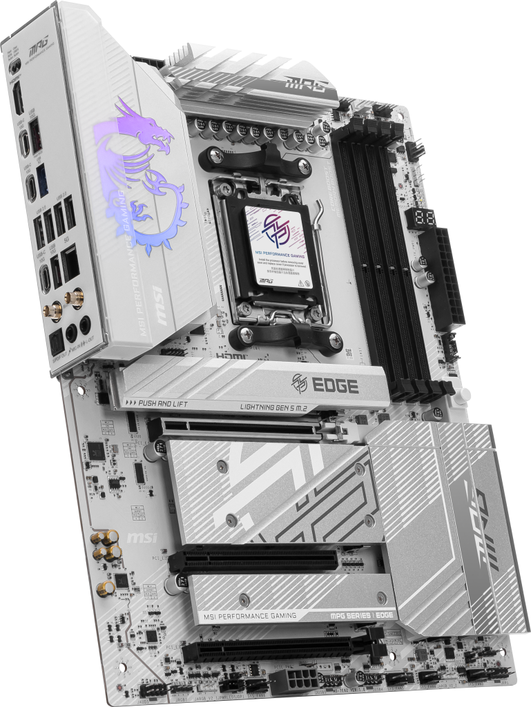 MSI MPG B850 Edge TI WiFi motherboard, socket AM5, AMD B850, ATX, DDR5