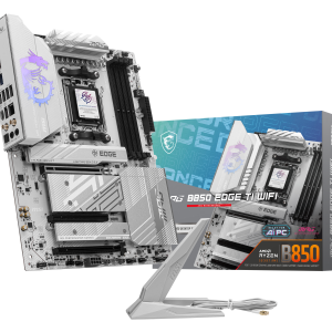 MSI MPG B850 Edge TI WiFi motherboard, socket AM5, AMD B850, ATX, DDR5