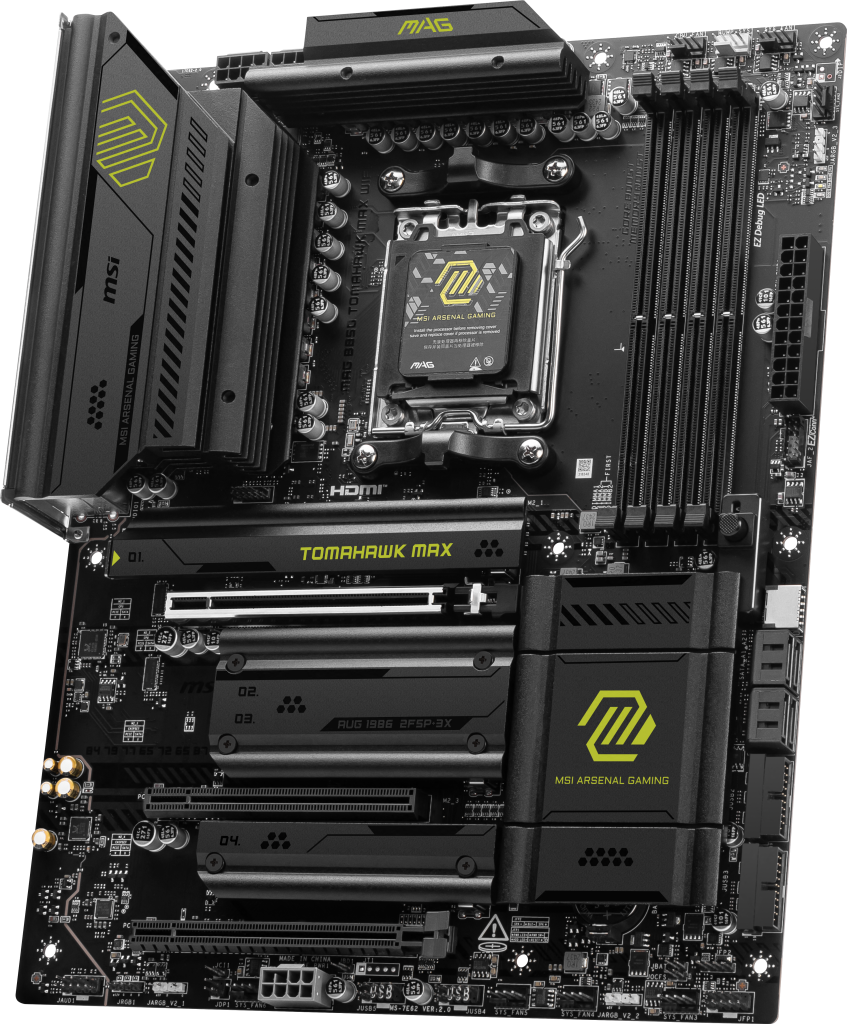 MSI MAG B850 Tomahawk Max WiFi motherboard, socket AM5, AMD B850, ATX, DDR5