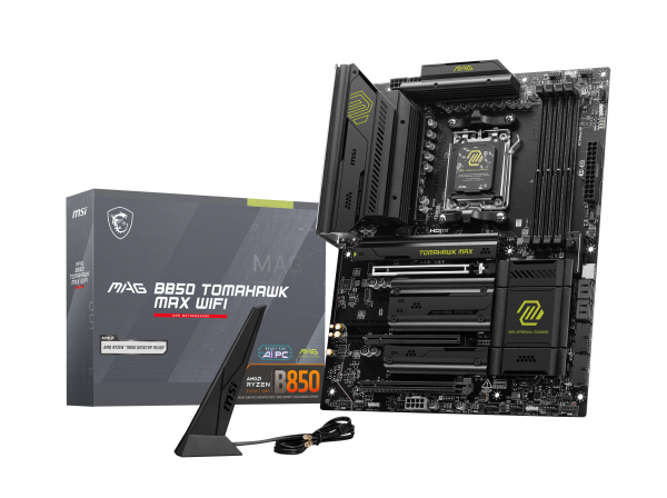 MSI MAG B850 Tomahawk Max WiFi motherboard, socket AM5, AMD B850, ATX, DDR5