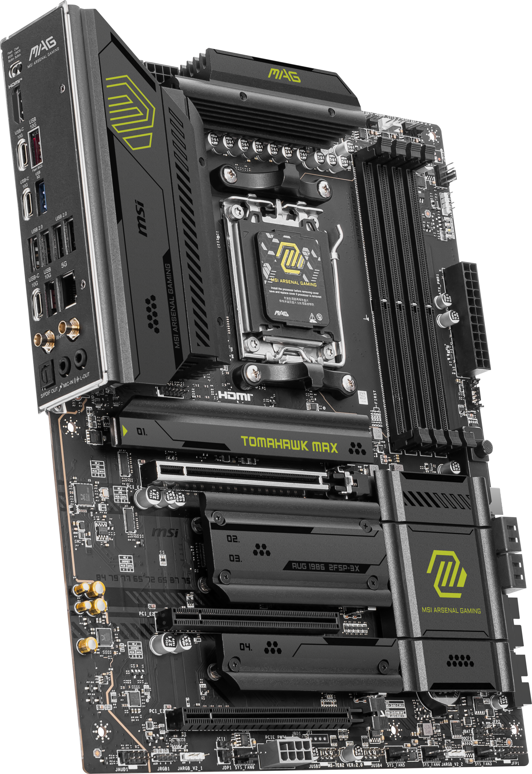 MSI MAG B850 Tomahawk Max WiFi motherboard, socket AM5, AMD B850, ATX, DDR5