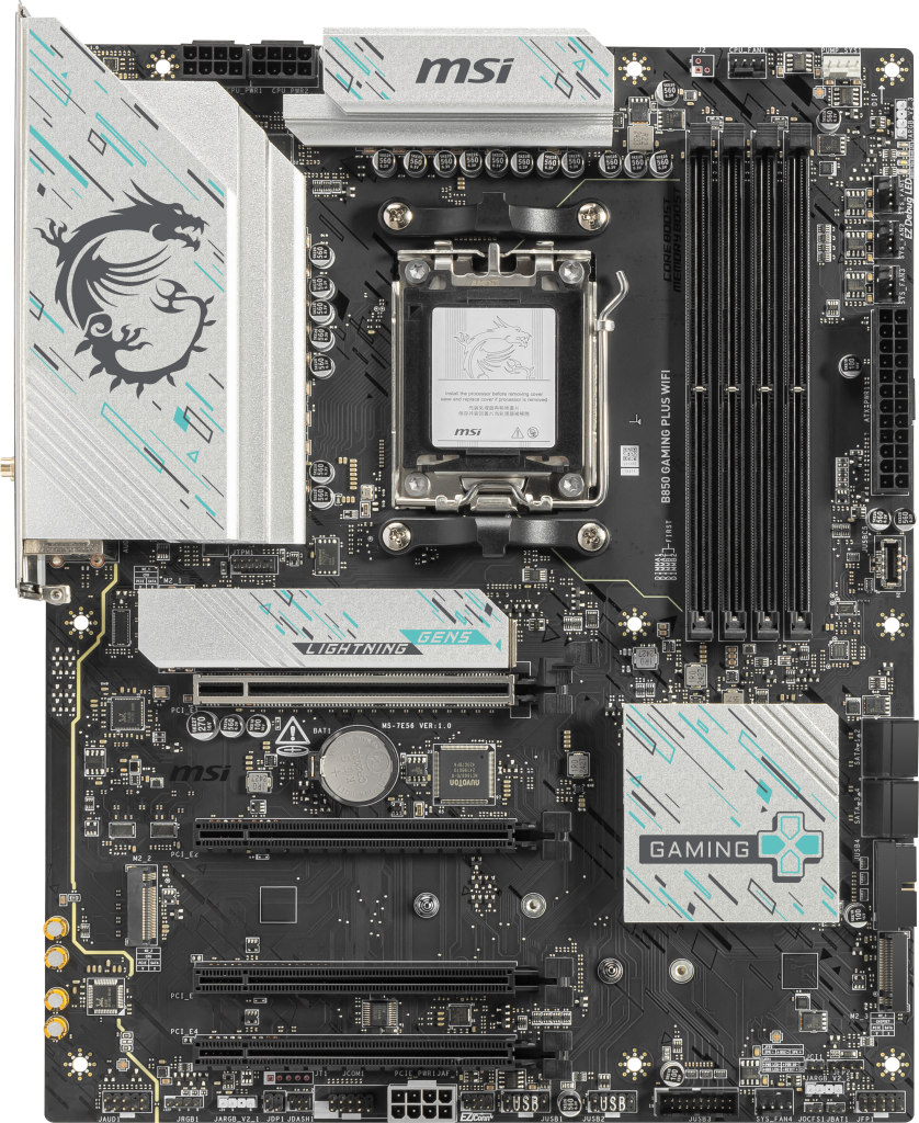 MSI B850 Gaming Plus WiFi motherboard, socket AM5, AMD B850, ATX, DDR5
