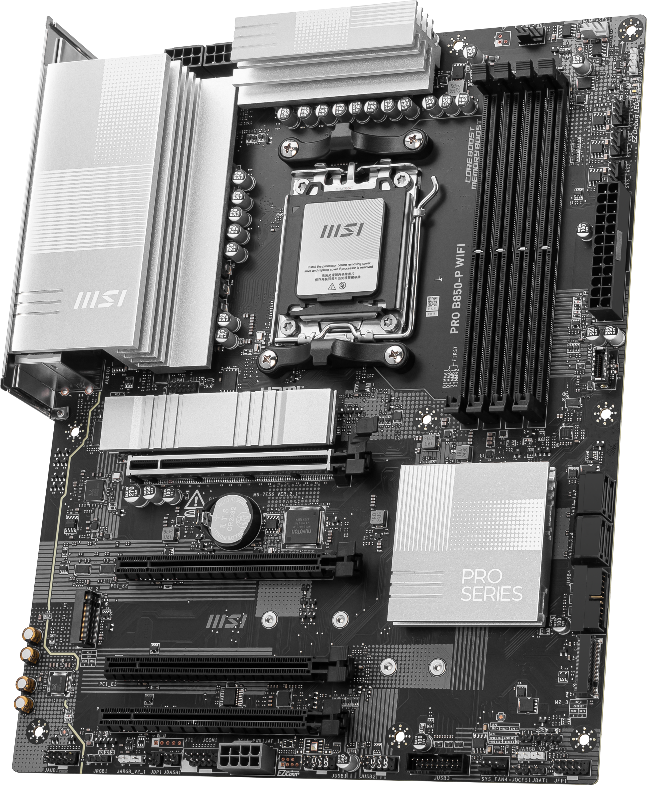 MSI PRO B850-P WiFi motherboard, socket AM5, AMD B850, ATX, DDR5 : image 4