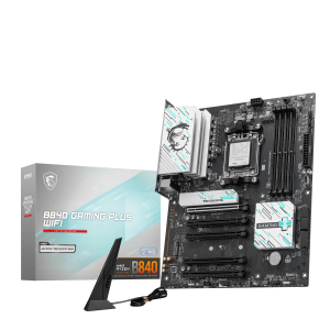 MSI B840 Gaming Plus WiFi motherboard, Socket AM5, AMD B840, ATX, DDR5 : image 1