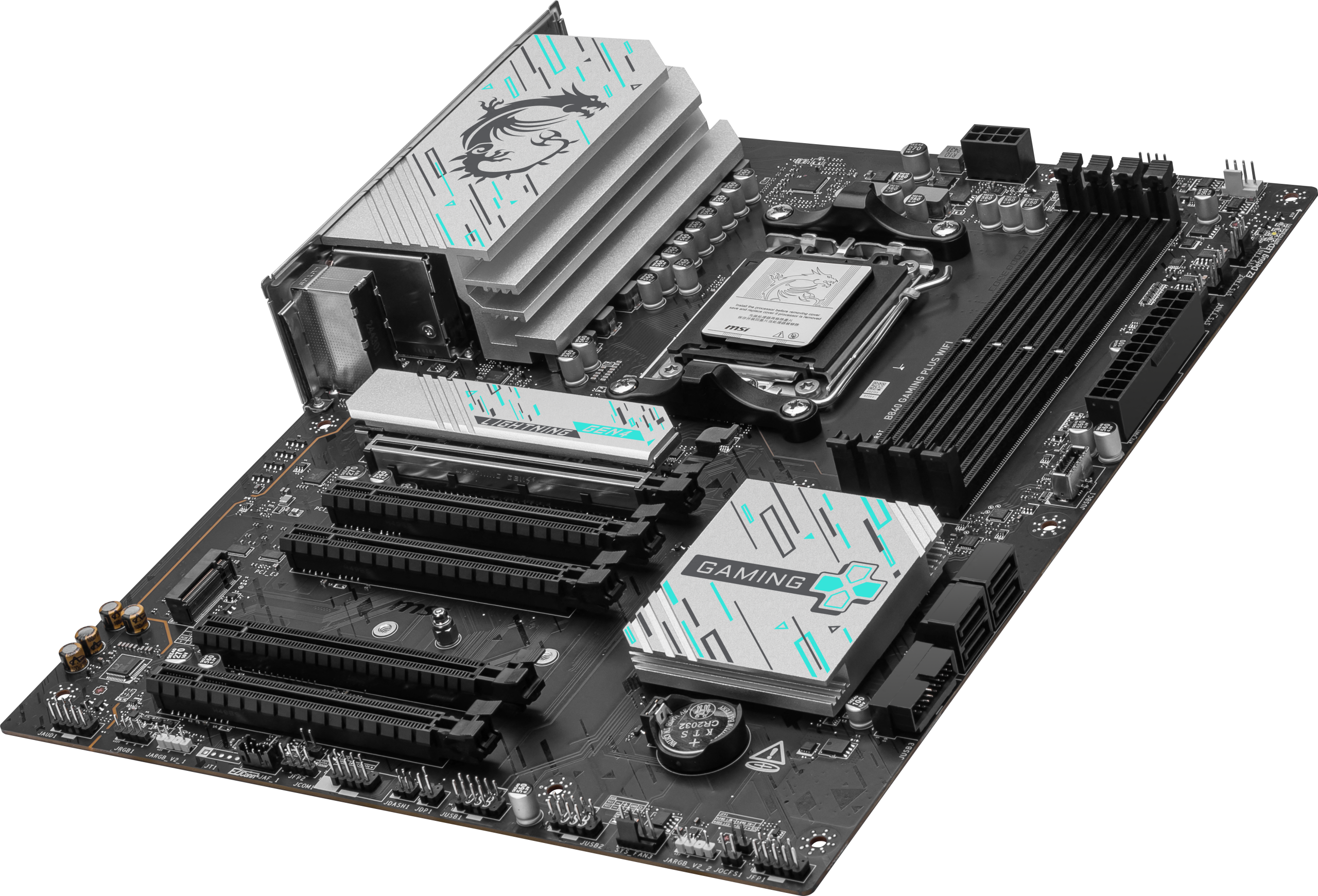 MSI B840 Gaming Plus WiFi motherboard, Socket AM5, AMD B840, ATX, DDR5 : image 3