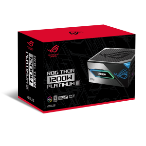 ASUS ROG Thor Platinum III, 80 PLUS Platinum power supply, modular, ATX 3.1, PCIe 5.1 - 1,200 Watt