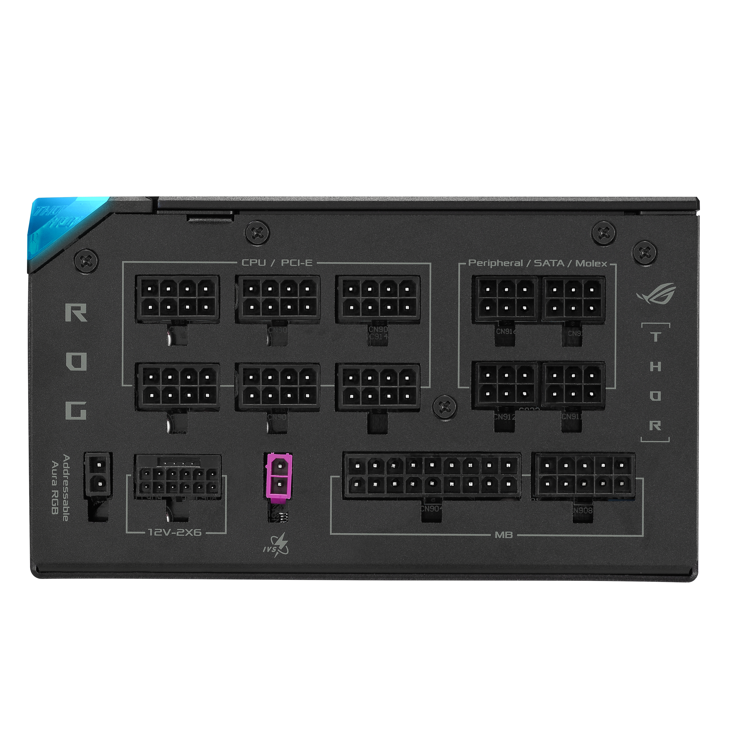 ASUS ROG Thor Platinum III, 80 PLUS Platinum power supply, modular, ATX 3.1, PCIe 5.1 - 1,200 Watt