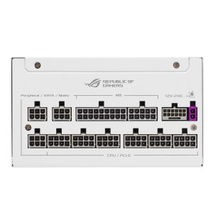 ASUS ROG Strix 1000W Platinum, 80 PLUS Platinum power supply, modular, PCIe 5.1 - 1,000 Watts, white