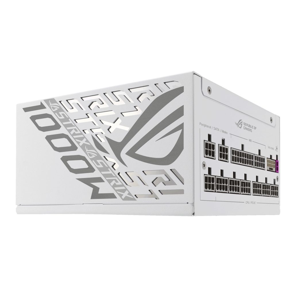 ASUS ROG Strix 1000W Platinum, 80 PLUS Platinum power supply, modular, PCIe 5.1 - 1,000 Watts, white