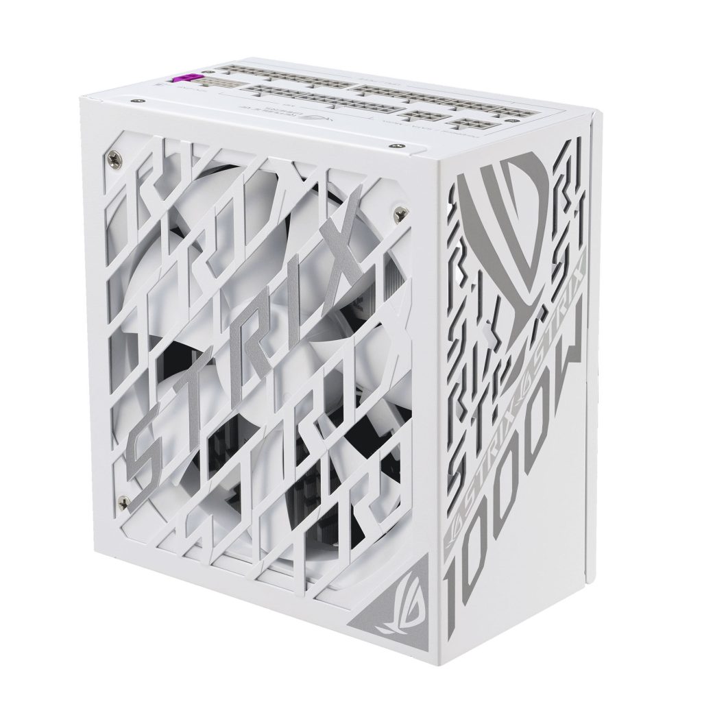 ASUS ROG Strix 1000W Platinum, 80 PLUS Platinum power supply, modular, PCIe 5.1 - 1,000 Watts, white