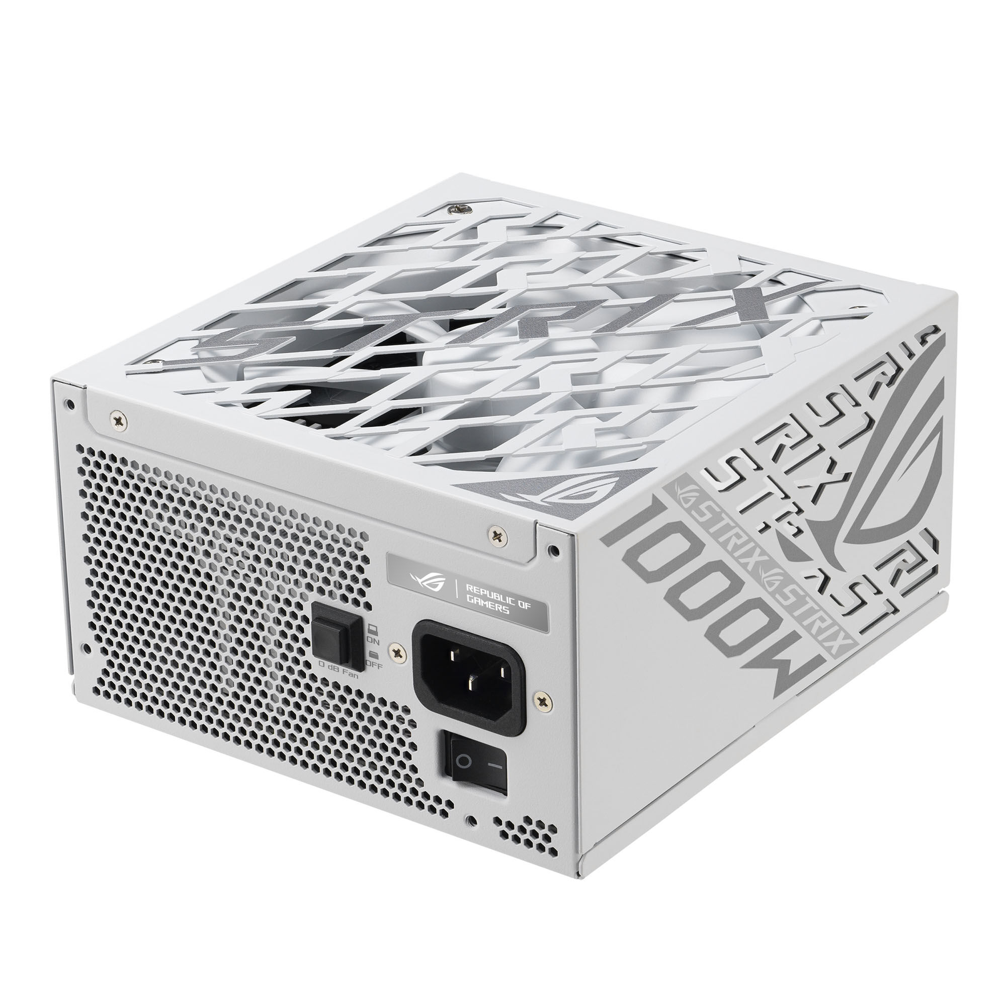 ASUS ROG Strix 1000W Platinum, 80 PLUS Platinum power supply, modular, PCIe 5.1 - 1,000 Watts, white