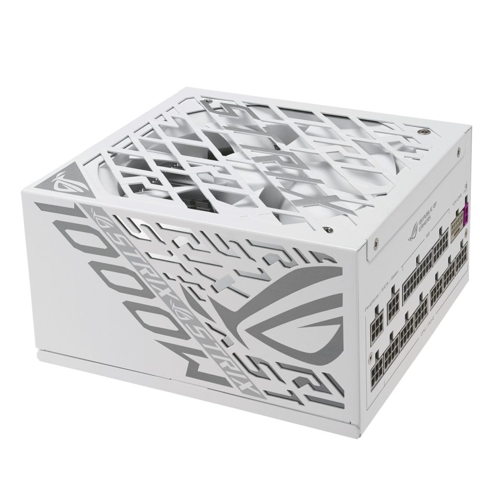 ASUS ROG Strix 1000W Platinum, 80 PLUS Platinum power supply, modular, PCIe 5.1 - 1,000 Watts, white