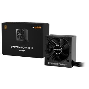 be quiet! System Power 11 80 PLUS Bronze power supply, ATX 3.1, PCIe 5.1 - 450 Watt, black