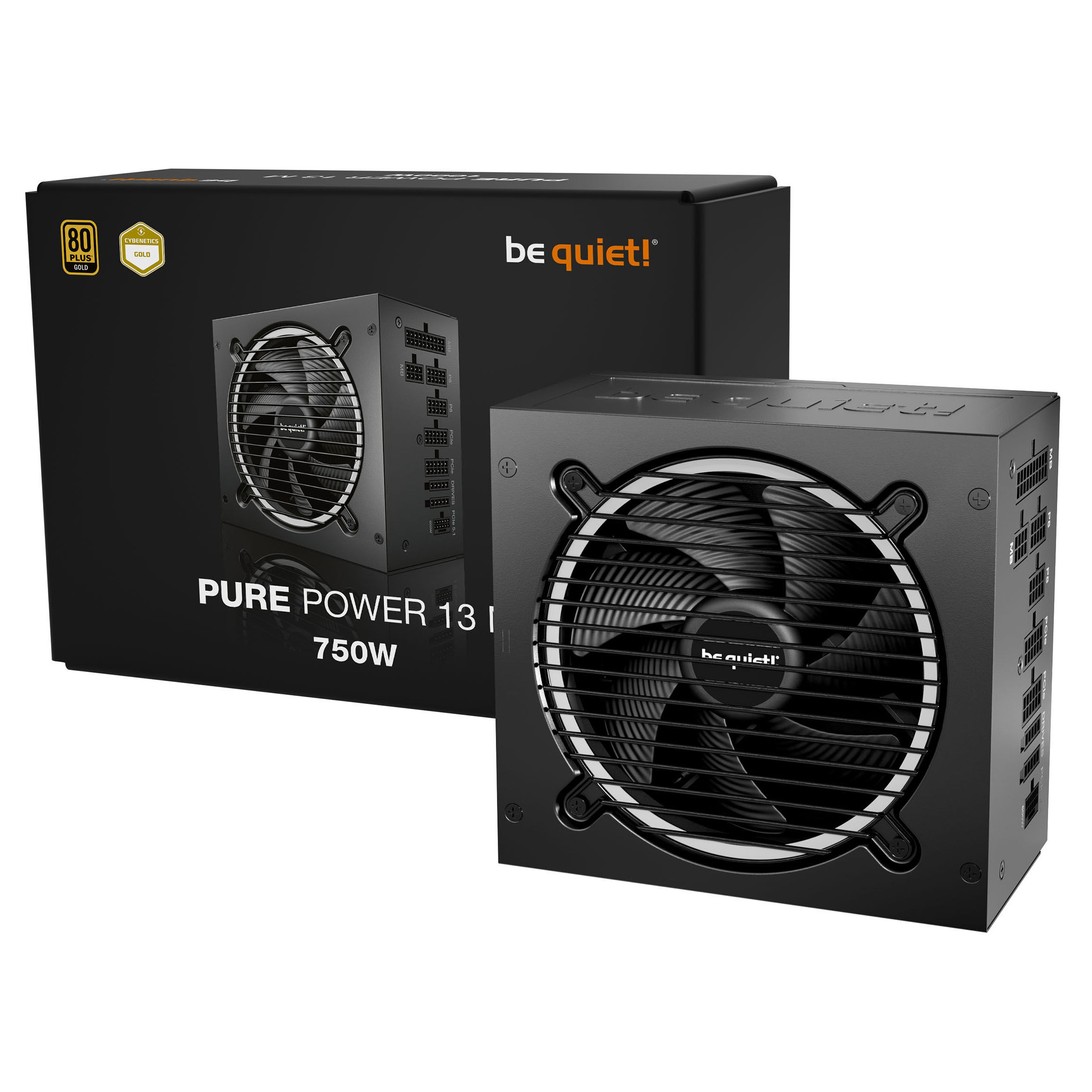 be quiet! Pure Power 13M 80 PLUS Gold power supply, ATX 3.1, PCIe 5.1 - 750 Watt, black : image 4