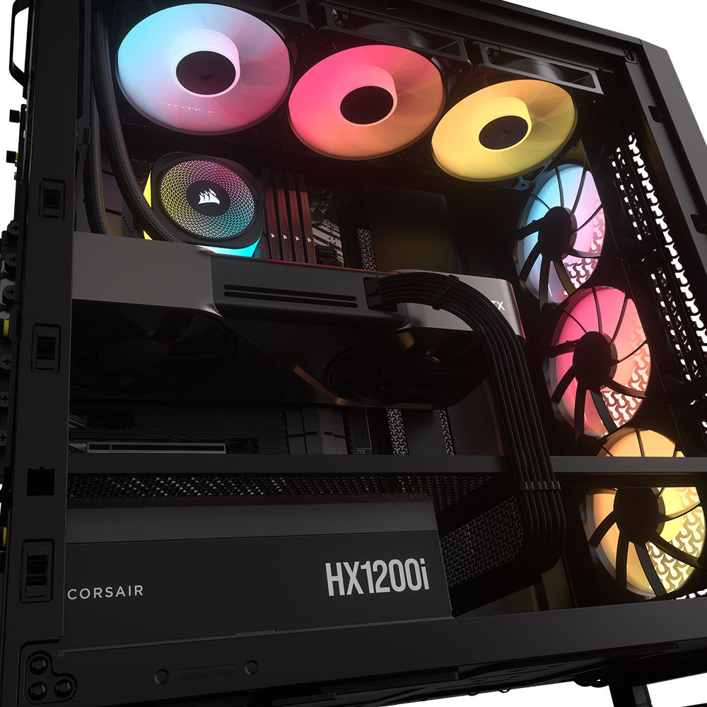 Corsair HXi Series (2025) HX1200i Power Supply 80 PLUS Platinum Power Supply, Modular, ATX 3.1, PCIe 5.1 - 1200 : image 12