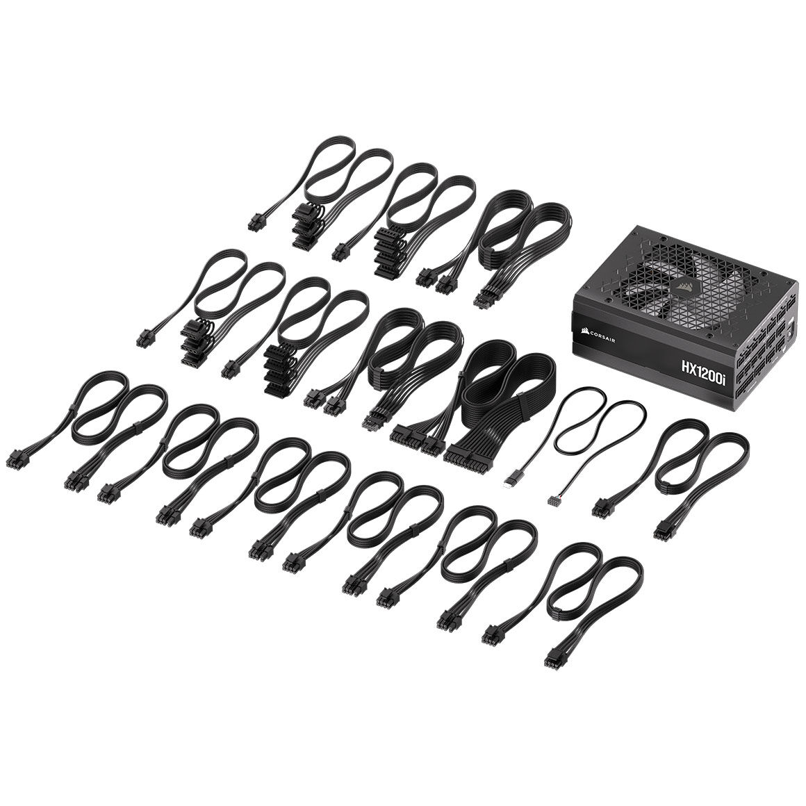 Corsair HXi Series (2025) HX1200i Power Supply 80 PLUS Platinum Power Supply, Modular, ATX 3.1, PCIe 5.1 - 1200 : image 10