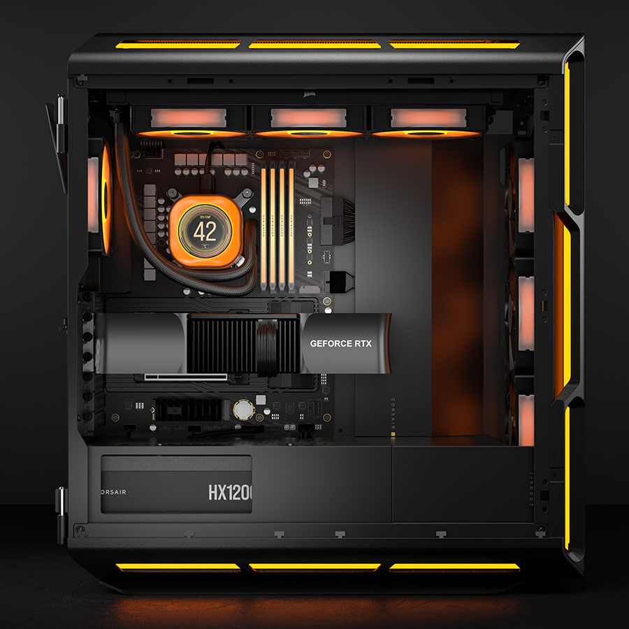 Corsair HXi Series (2025) HX1200i Power Supply 80 PLUS Platinum Power Supply, Modular, ATX 3.1, PCIe 5.1 - 1200 : image 13