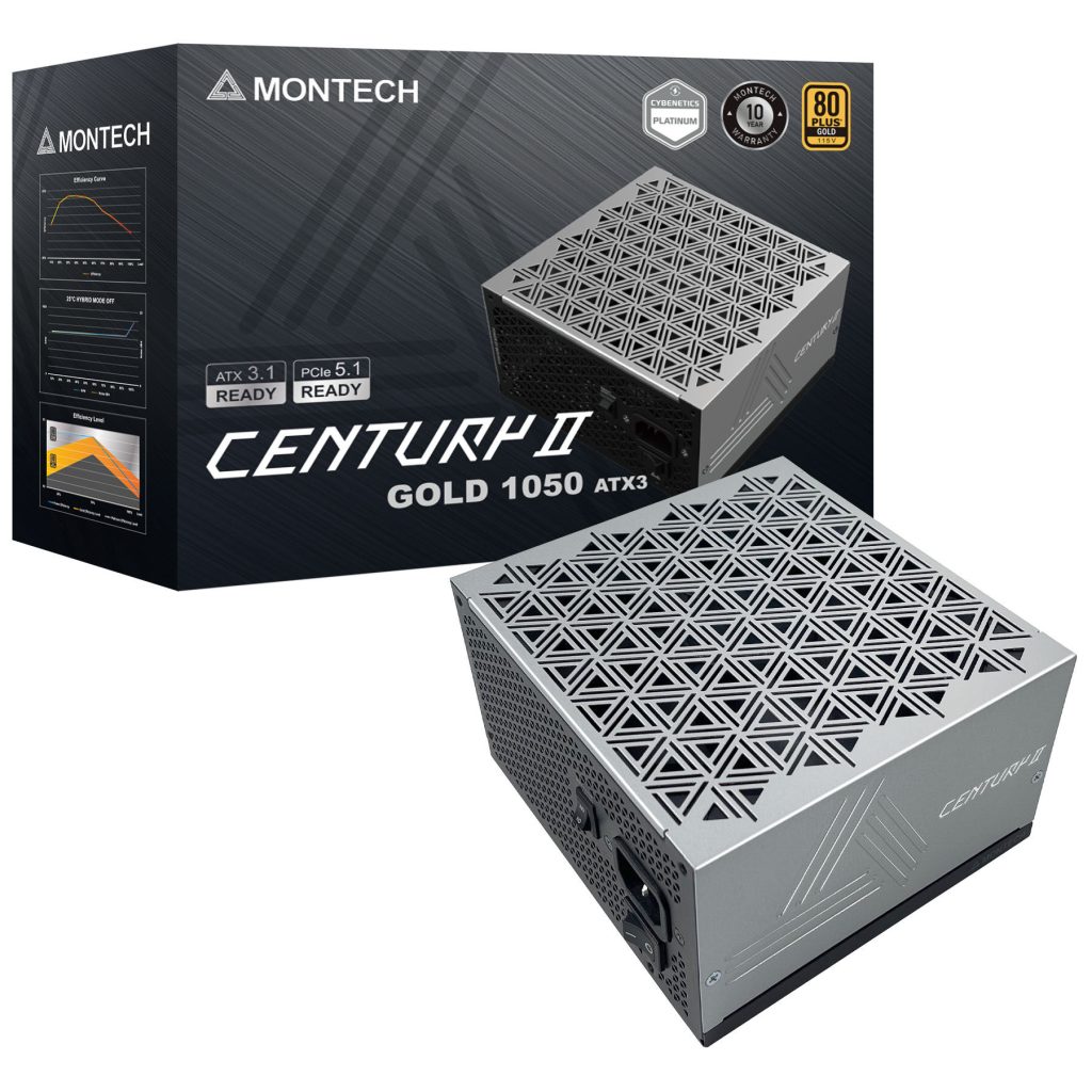 Montech Century II 80 PLUS Gold power supply, fully modular, ATX 3.1, PCIe 5.1 - 1,050 watts : image 7