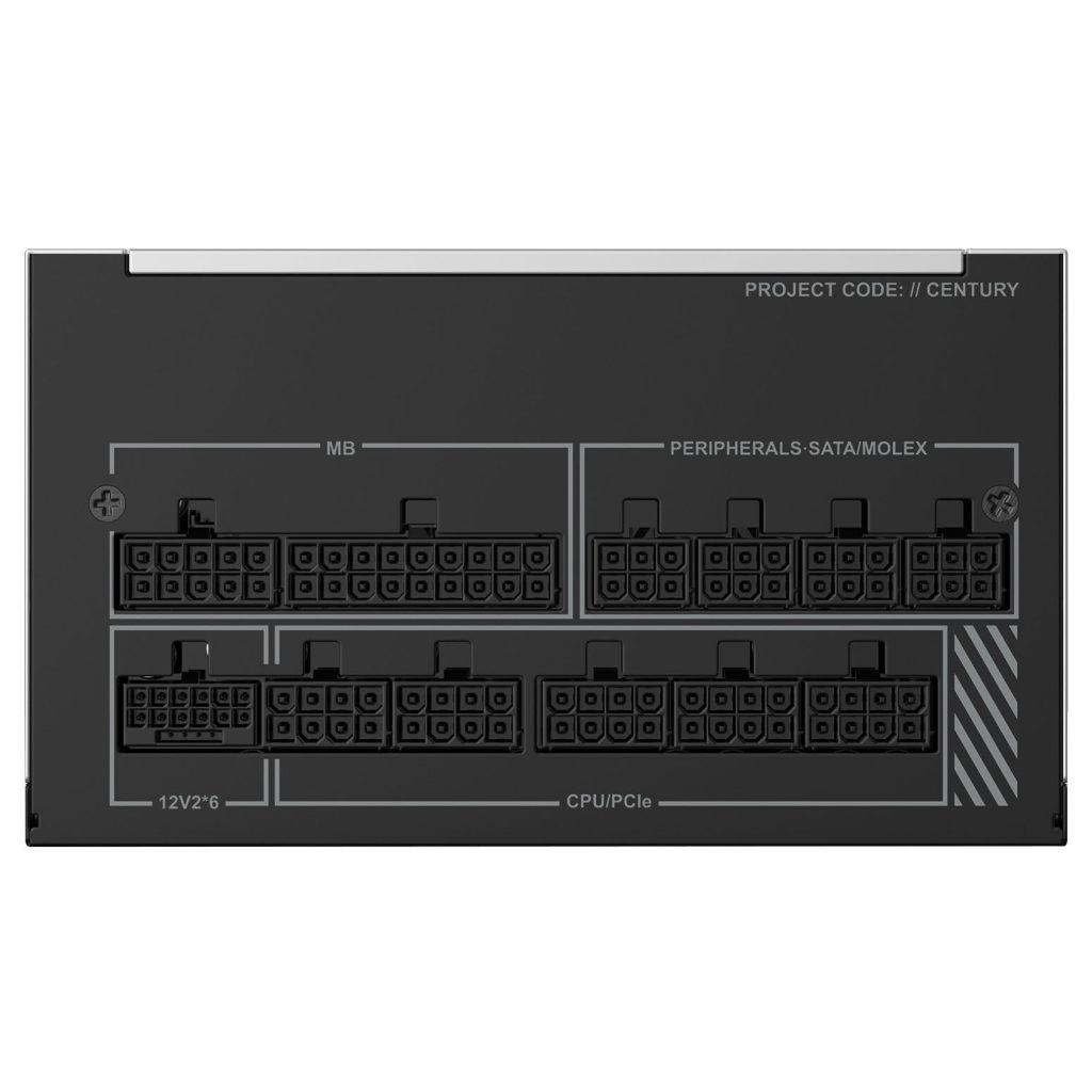 Montech Century II 80 PLUS Gold power supply, fully modular, ATX 3.1, PCIe 5.1 - 1,050 watts : image 5