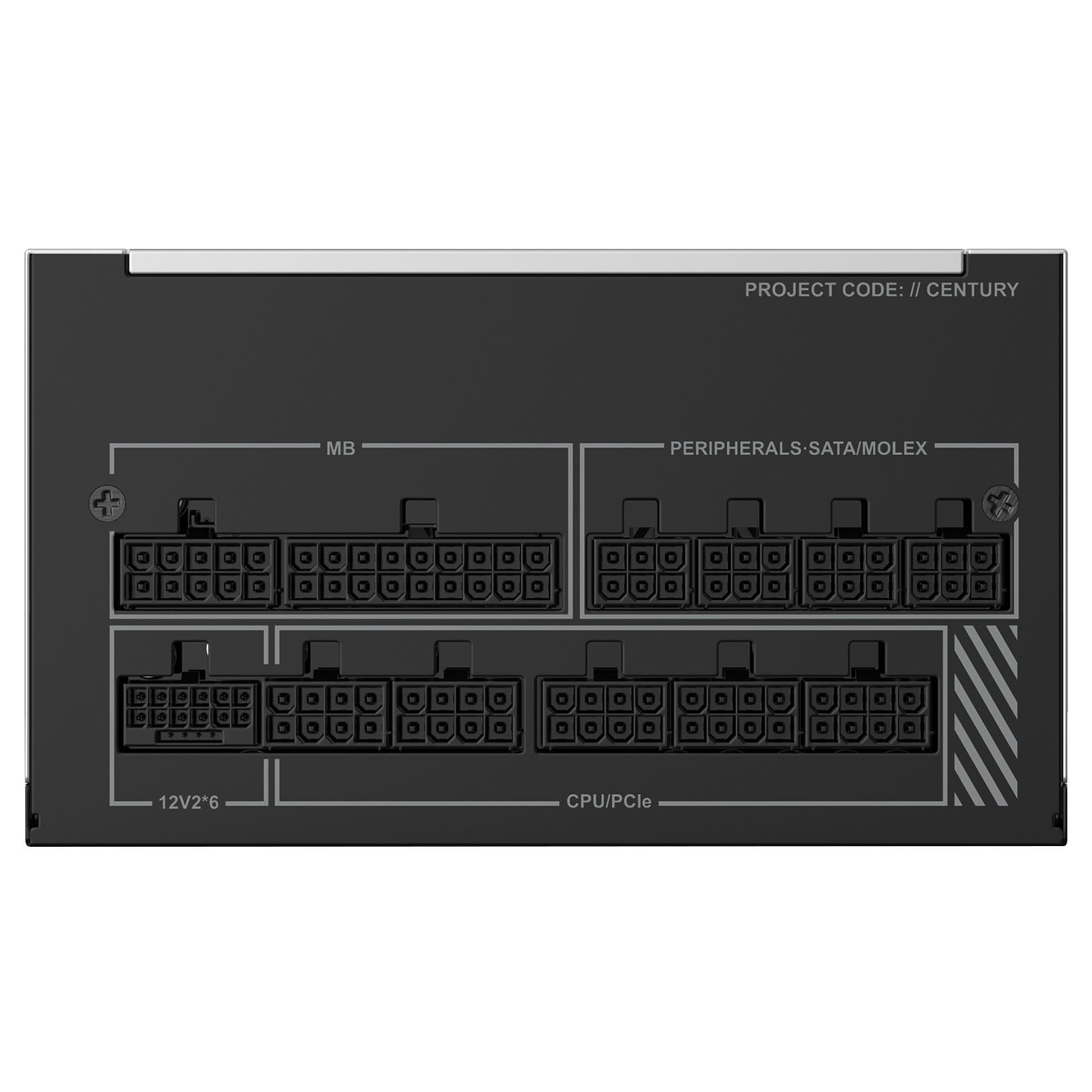 Montech Century II 80 PLUS Gold power supply, fully modular, ATX 3.1, PCIe 5.1 - 1,050 watts : image 5