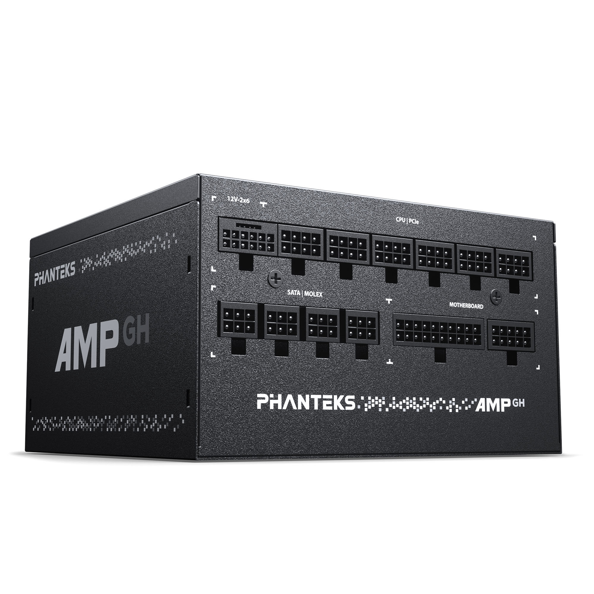 Phanteks AMP GH 1200W 80 PLUS Platinum power supply, PCIe 5.1, ATX 3.1 - 1200 Watt, black