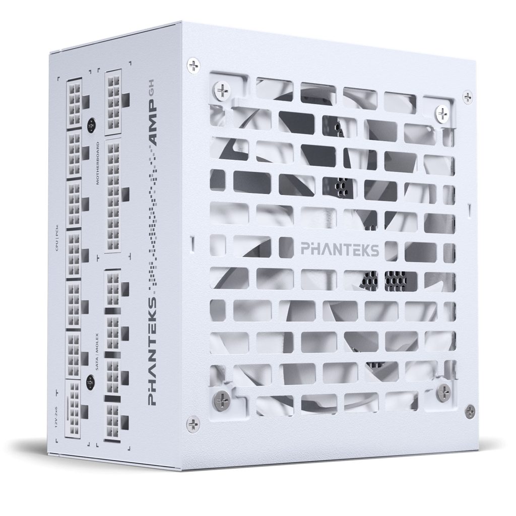 Phanteks AMP GH 1200W 80 PLUS Platinum power supply, PCIe 5.1, ATX 3.1 - 1200 Watt, White