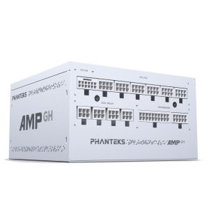 Phanteks AMP GH 1200W 80 PLUS Platinum power supply, PCIe 5.1, ATX 3.1 - 1200 Watt, White