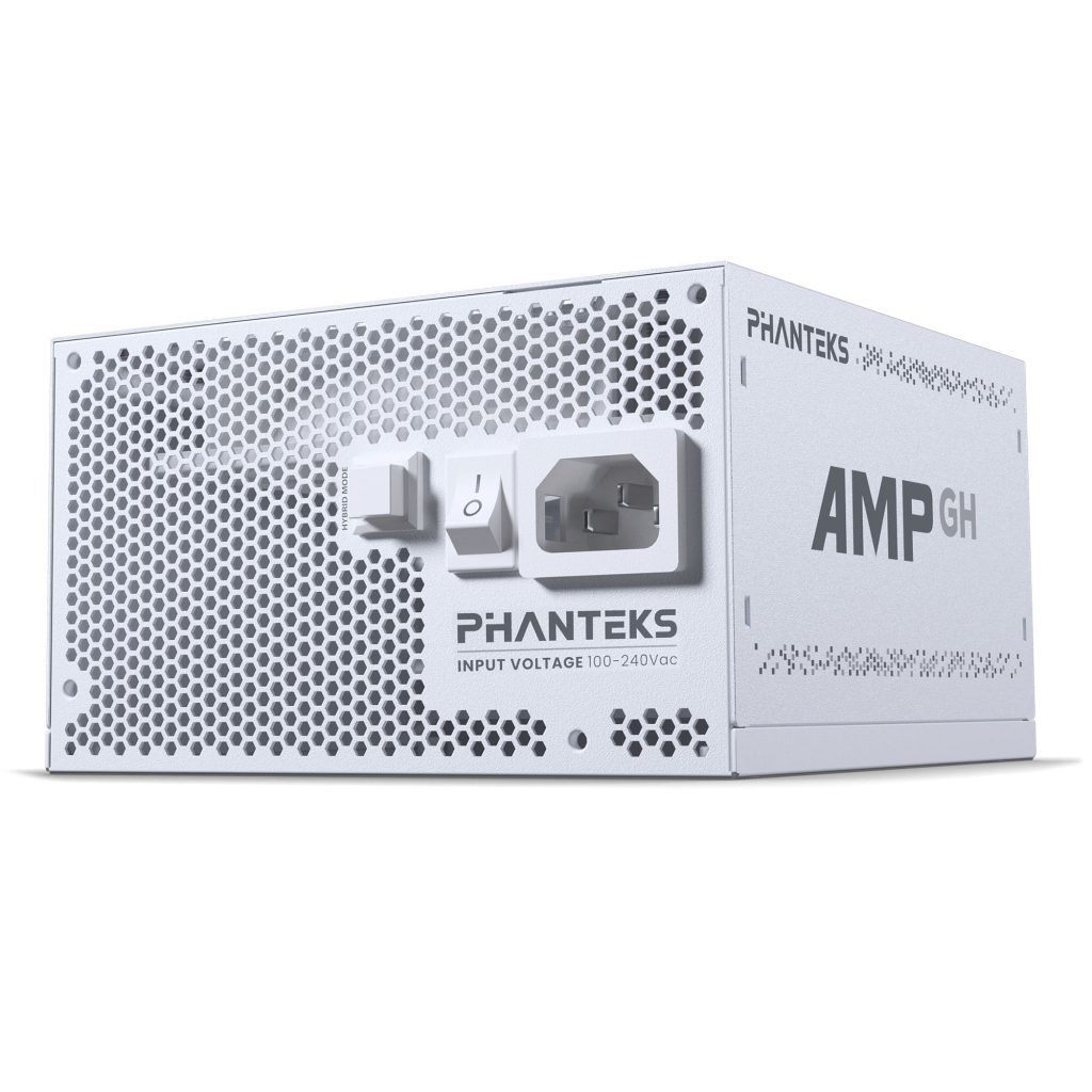 Phanteks AMP GH 1200W 80 PLUS Platinum power supply, PCIe 5.1, ATX 3.1 - 1200 Watt, White