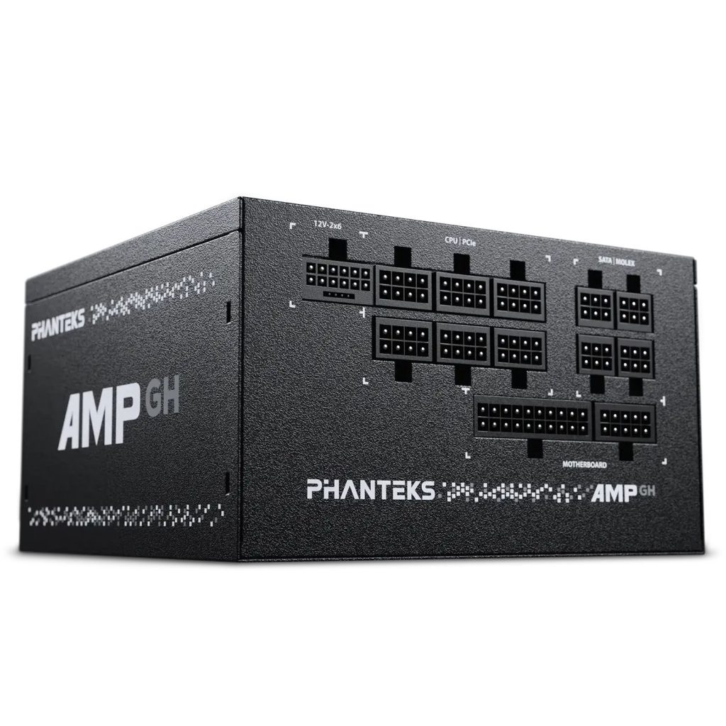 Phanteks AMP GH V2 1200W 80 PLUS Platinum power supply, PCIe 5.1, ATX 3.1 - 1200 Watt, black : image 3