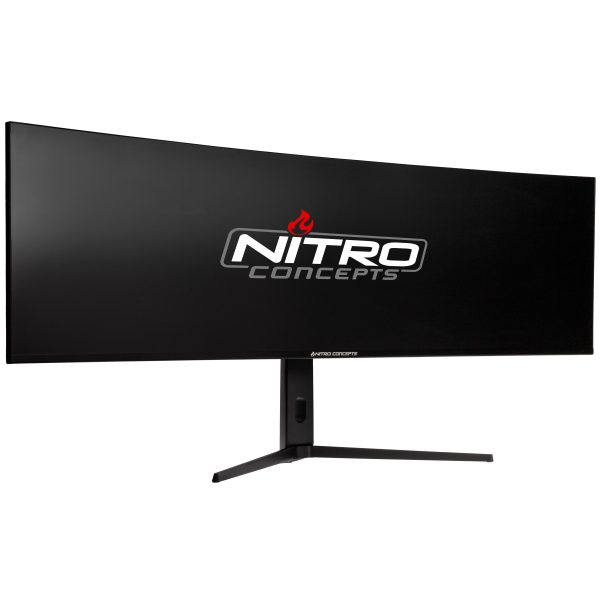 Nitro Concepts SM1 Simracing Monitor, 124.5 cm (49 inch) Curved, 144Hz, FreeSync, G-Sync, HDMI, DP, USB