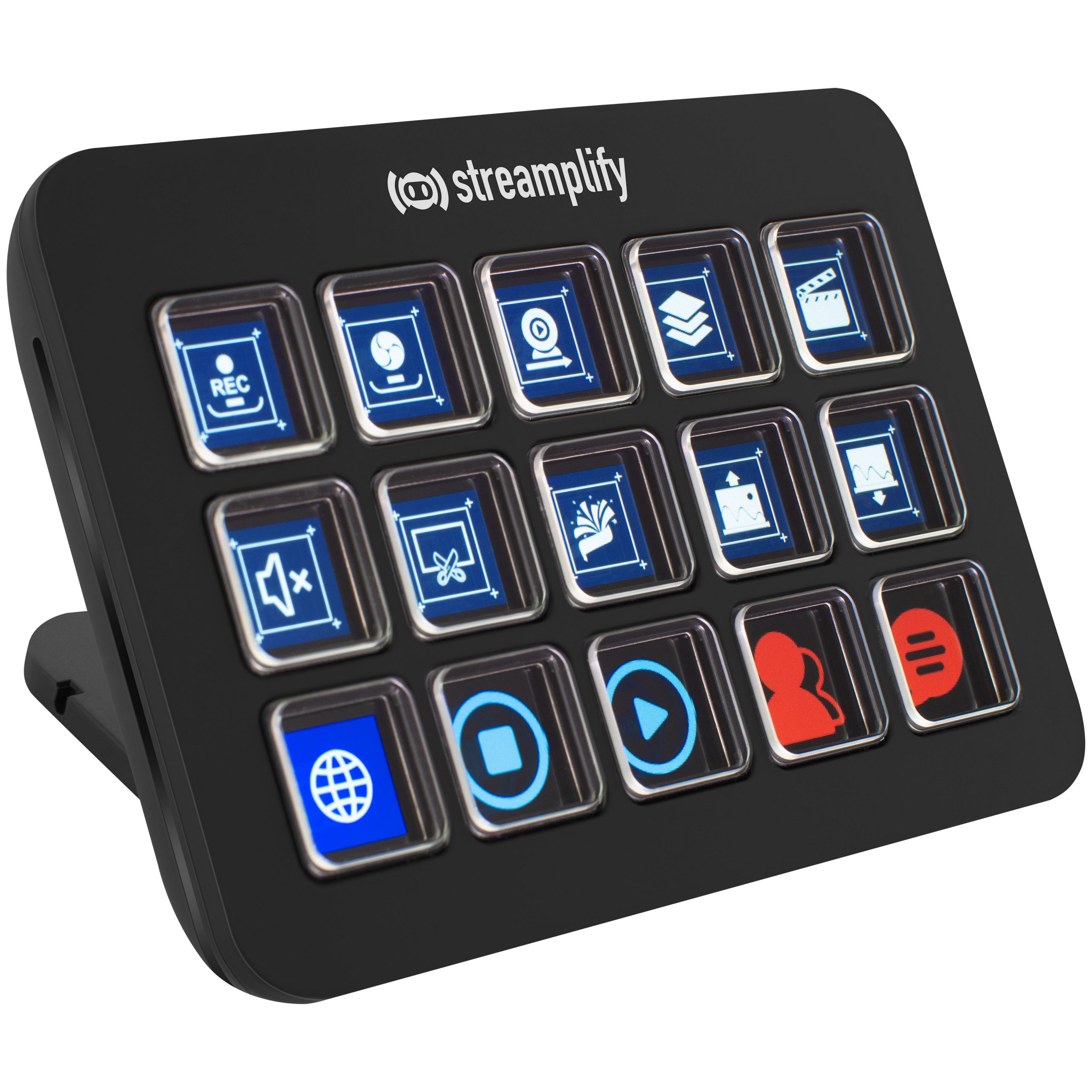 Streamplify STREAMING DECK ONE Stream Controller - Black