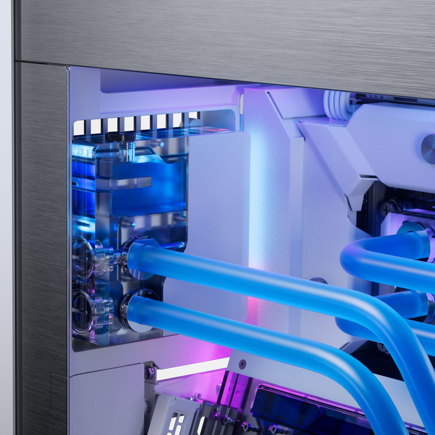 Phanteks Glacier EZ-Fit 120RES-DDC Body DDC reservoir, ARGB - 120mm, black