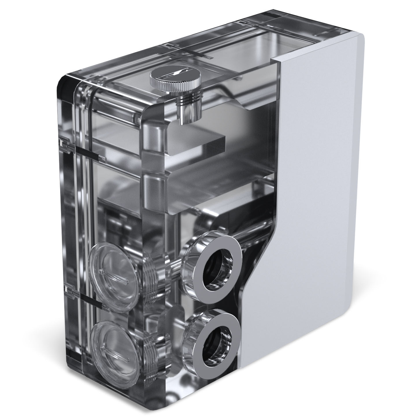 Phanteks Glacier EZ-Fit 120RES-DDC Body DDC reservoir, ARGB - 120mm, black