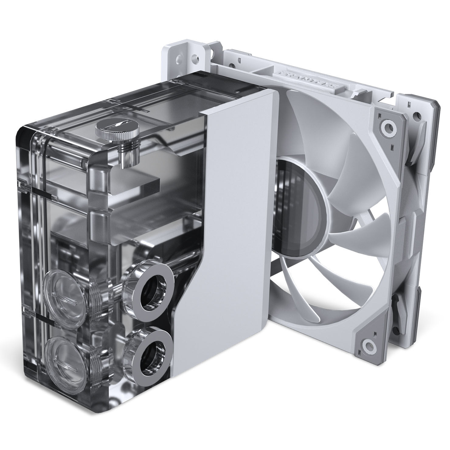 Phanteks Glacier EZ-Fit 120RES-DDC Body DDC reservoir, ARGB - 120mm, black