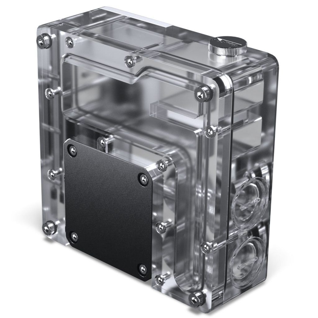 Phanteks Glacier EZ-Fit 120RES-DDC Body DDC reservoir, ARGB - 120mm, black