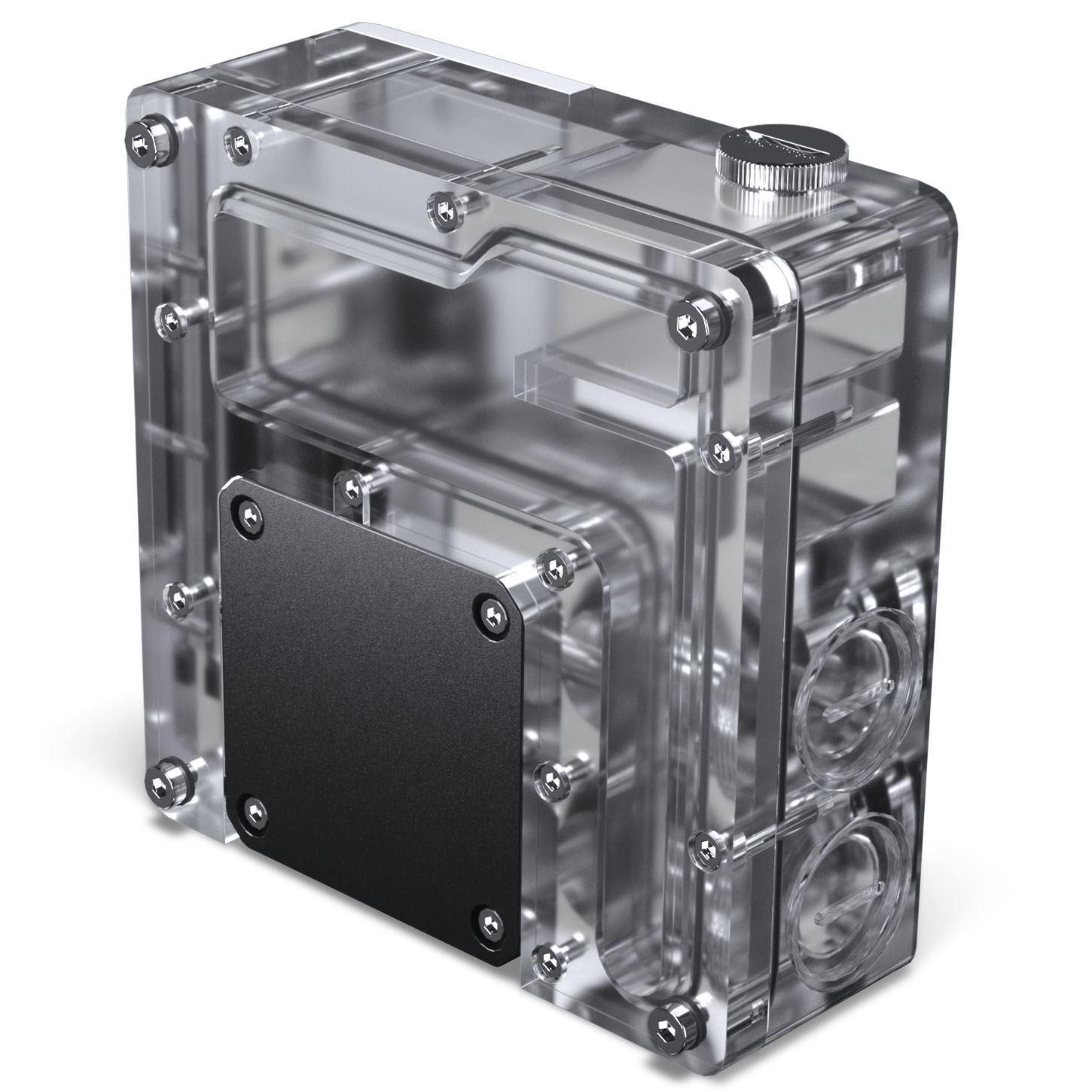 Phanteks Glacier EZ-Fit 120RES-DDC Body DDC reservoir, ARGB - 120mm, black